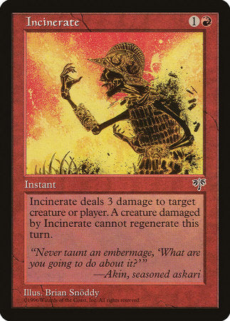 Incinerate [Mirage] | Good Games Cannington