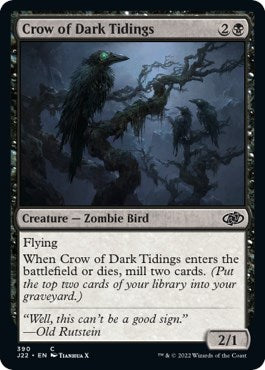 Crow of Dark Tidings [Jumpstart 2022] | Good Games Cannington
