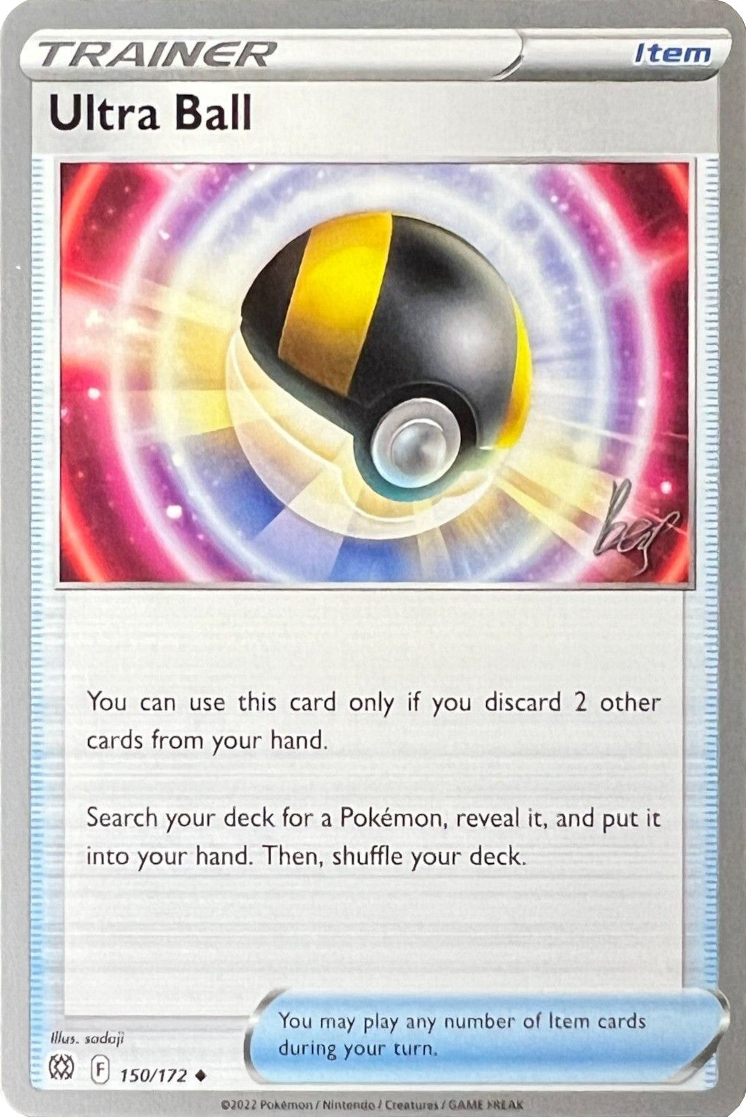 Ultra Ball (150/172) (Cheryl Again - Sebastian Lashmet) [World Championships 2022] | Good Games Cannington
