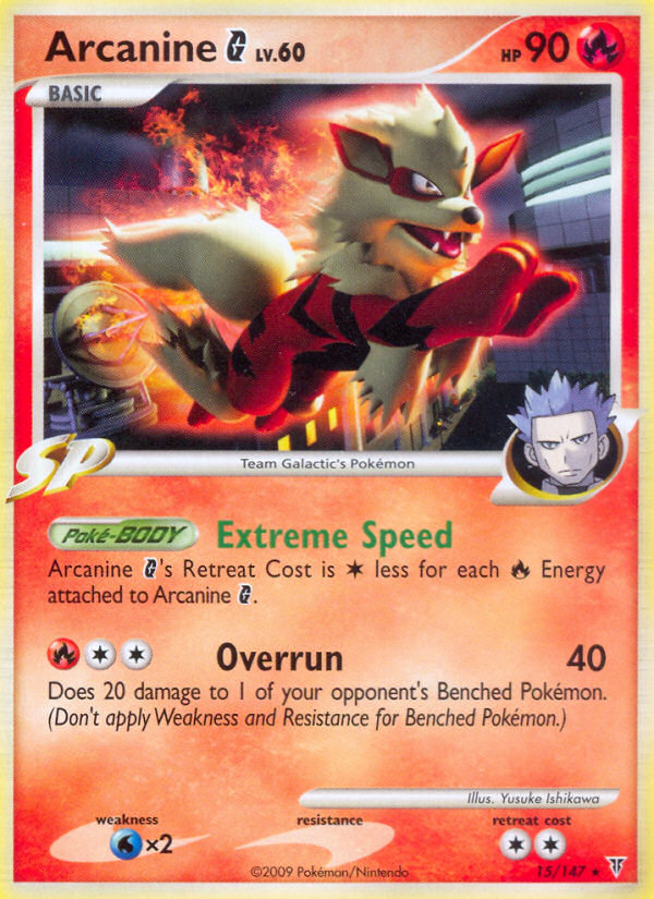 Arcanine G (15/147) [Platinum: Supreme Victors] | Good Games Cannington