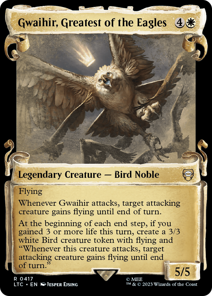 Gwaihir, Greatest of the Eagles [The Lord of the Rings: Tales of Middle-Earth Commander Showcase Scrolls] | Good Games Cannington