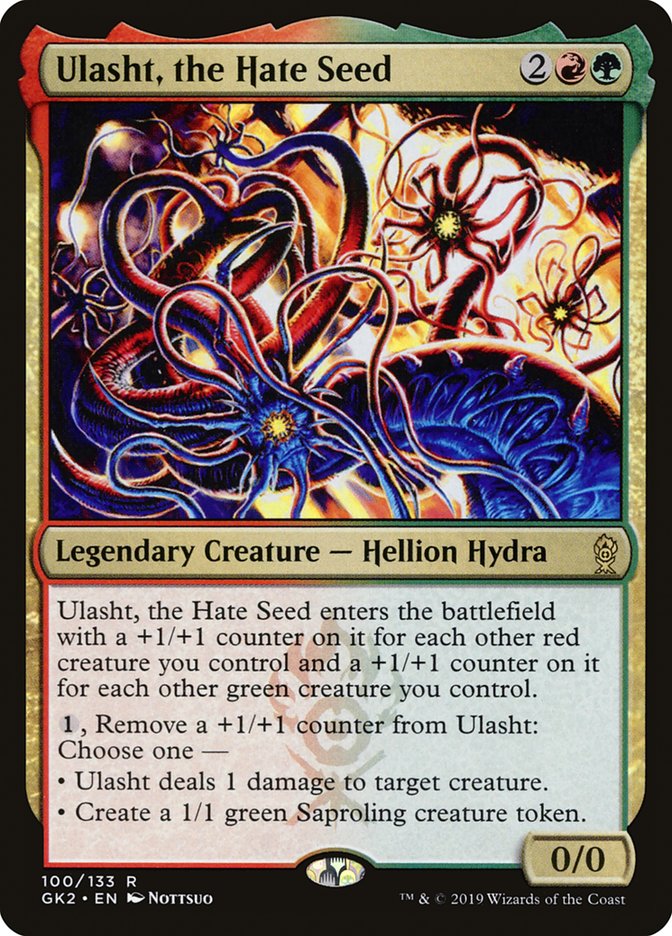 Ulasht, the Hate Seed [Ravnica Allegiance Guild Kit] | Good Games Cannington