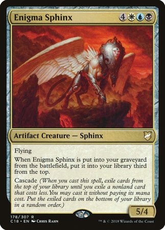 Enigma Sphinx [Commander 2018] | Good Games Cannington