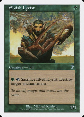 Elvish Lyrist [Seventh Edition] | Good Games Cannington