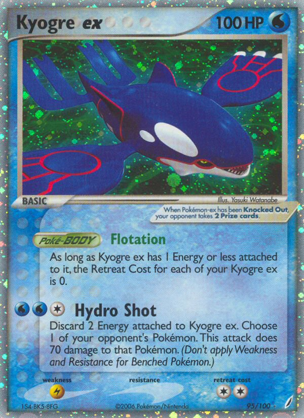 Kyogre ex (95/100) [EX: Crystal Guardians] | Good Games Cannington