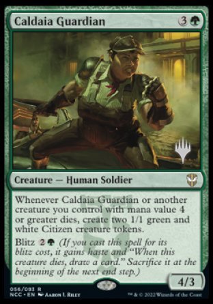 Caldaia Guardian (Promo Pack) [Streets of New Capenna Commander Promos] | Good Games Cannington