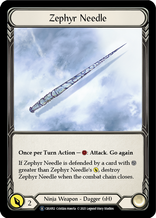 Zephyr Needle [U-CRU052] Unlimited Normal | Good Games Cannington