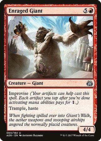 Enraged Giant [Aether Revolt] | Good Games Cannington
