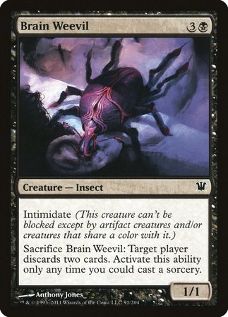Brain Weevil [Innistrad] | Good Games Cannington