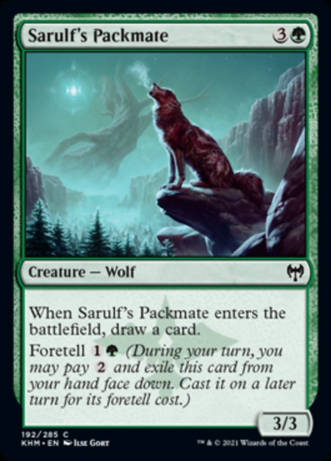 Sarulf's Packmate [Kaldheim] | Good Games Cannington