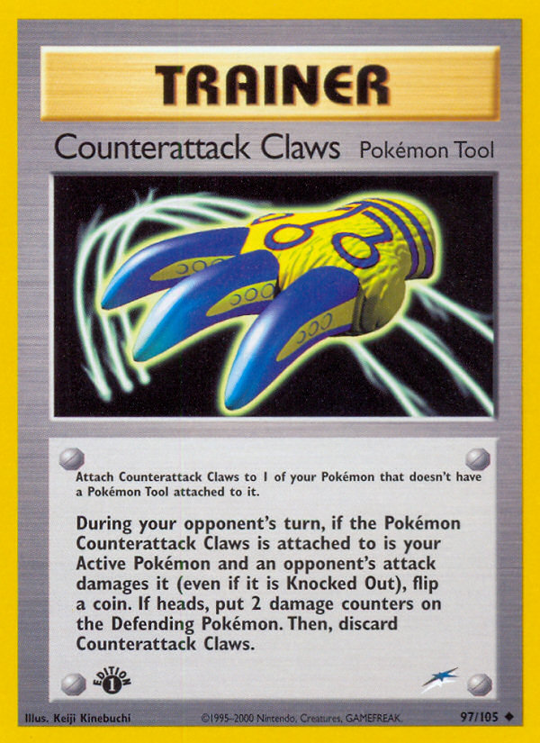 Counterattack Claws (97/105) [Neo Destiny 1st Edition] | Good Games Cannington