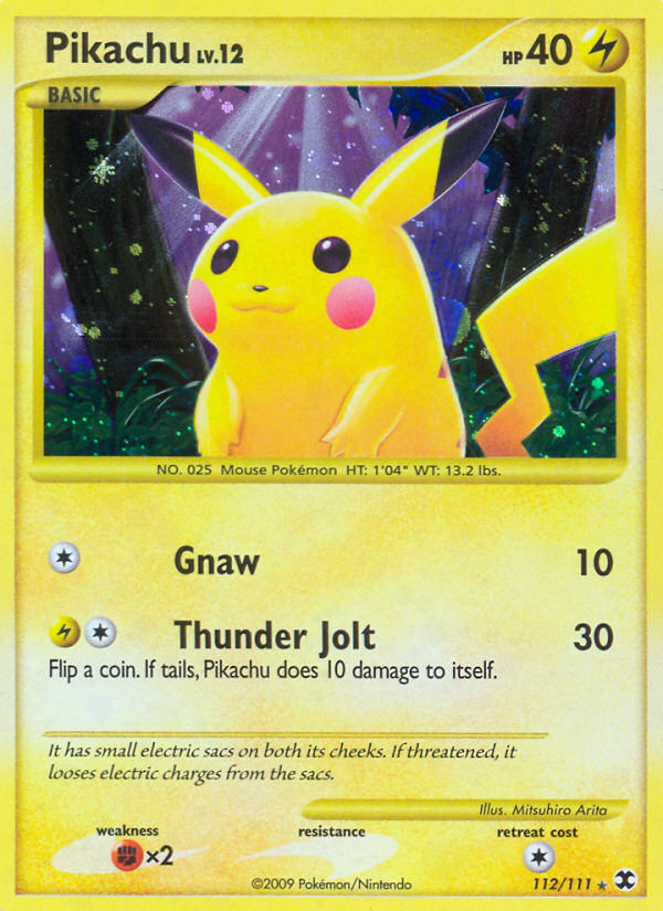 Pikachu (112/111) [Platinum: Rising Rivals] | Good Games Cannington