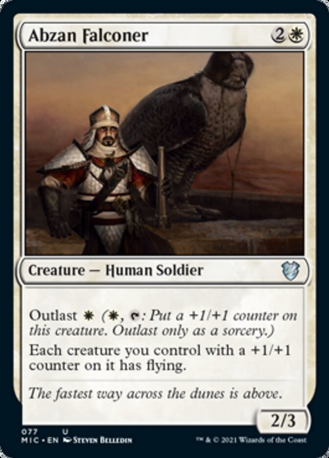 Abzan Falconer [Innistrad: Midnight Hunt Commander] | Good Games Cannington