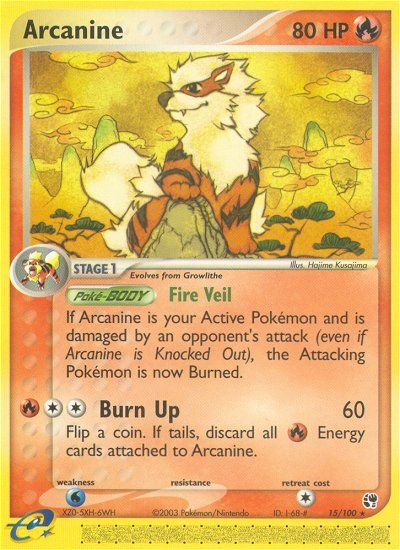 Arcanine (15/100) [EX: Sandstorm] | Good Games Cannington