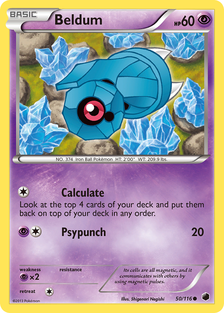 Beldum (50/116) [Black & White: Plasma Freeze] | Good Games Cannington