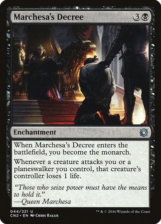 Marchesa's Decree [Conspiracy: Take the Crown] | Good Games Cannington