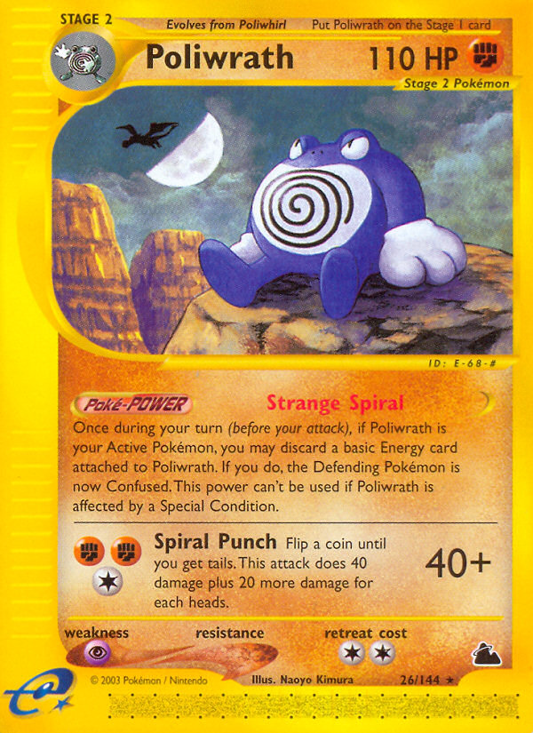 Poliwrath (26/144) [Skyridge] | Good Games Cannington