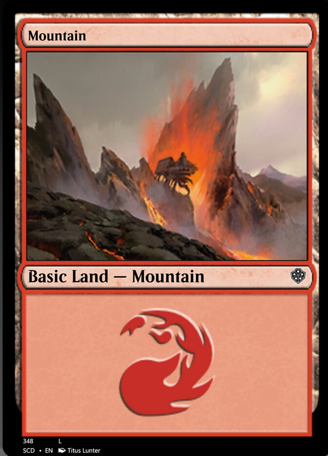 Mountain (348) [Starter Commander Decks] | Good Games Cannington