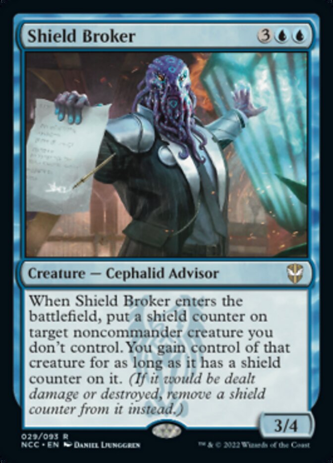 Shield Broker [Streets of New Capenna Commander] | Good Games Cannington