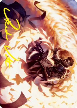Revel in Silence Art Card (Gold-Stamped Signature) [Strixhaven: School of Mages Art Series] | Good Games Cannington