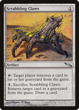 Scrabbling Claws [Mirrodin] | Good Games Cannington