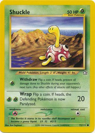 Shuckle (72/111) [Neo Genesis Unlimited] | Good Games Cannington