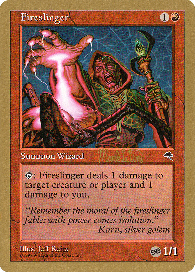 Fireslinger (Mark Le Pine) (SB) [World Championship Decks 1999] | Good Games Cannington