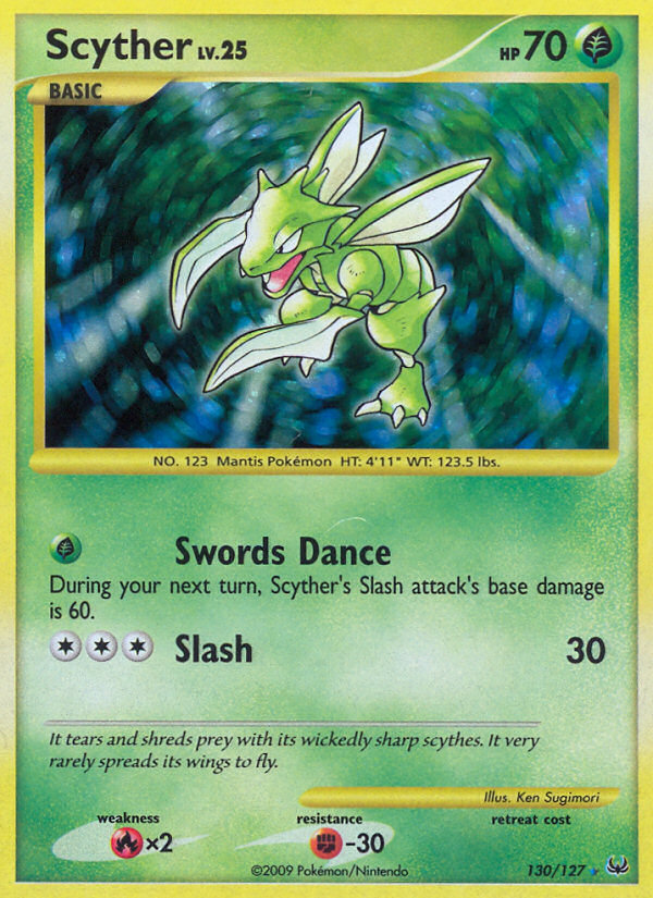 Scyther (130/127) [Platinum: Base Set] | Good Games Cannington