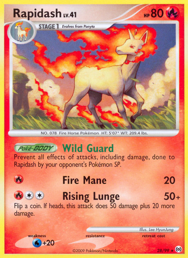 Rapidash (28/99) [Platinum: Arceus] | Good Games Cannington