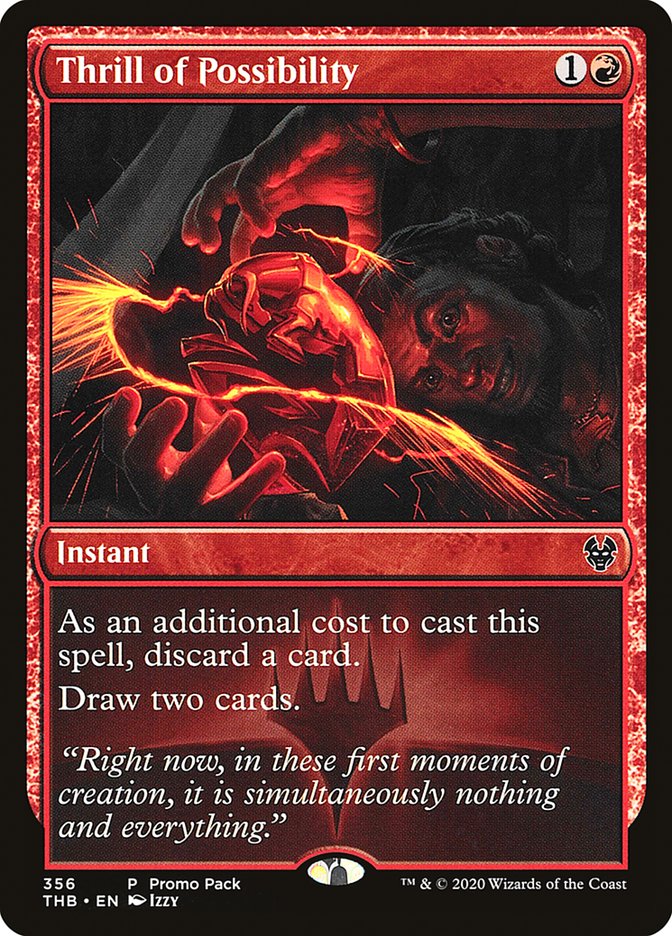 Thrill of Possibility (Promo Pack) [Theros Beyond Death Promos] | Good Games Cannington