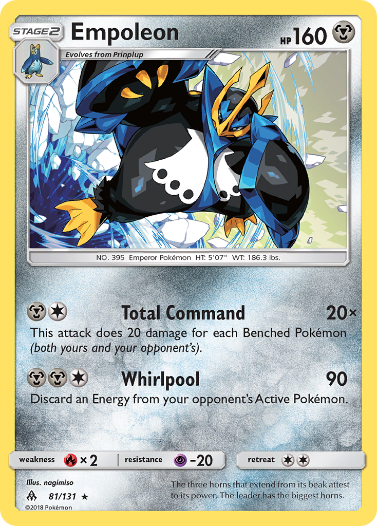 Empoleon (81/131) [Sun & Moon: Forbidden Light] | Good Games Cannington