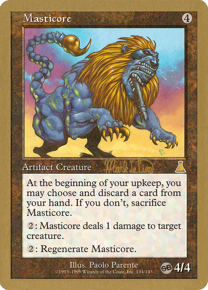 Masticore (Mark Le Pine) (SB) [World Championship Decks 1999] | Good Games Cannington