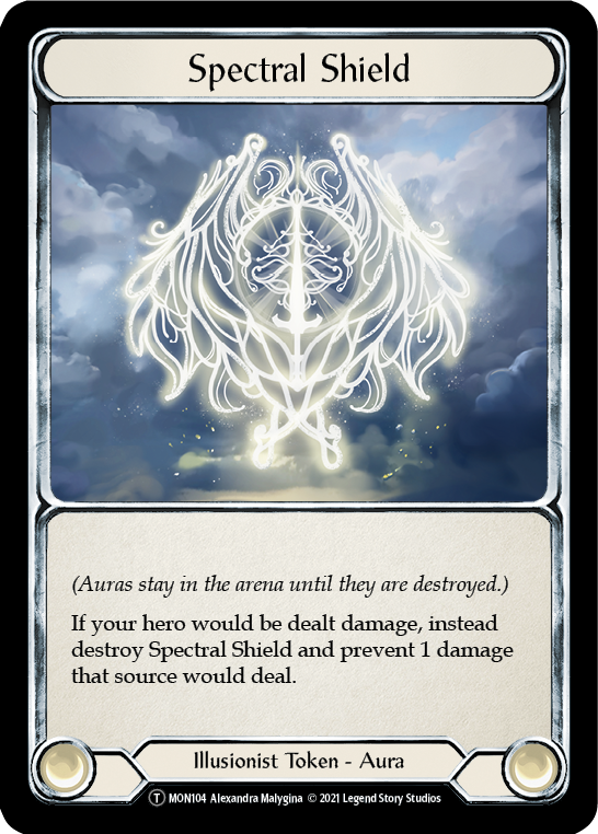 Spectral Shield //Hatchet of Mind [U-MON104 // U-MON106] Unlimited Normal | Good Games Cannington