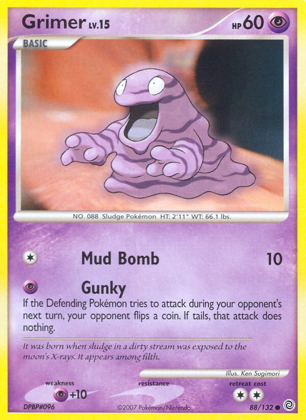 Grimer (88/132) [Diamond & Pearl: Secret Wonders] | Good Games Cannington