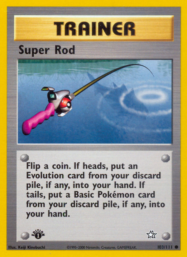 Super Rod (103/111) [Neo Genesis 1st Edition] | Good Games Cannington