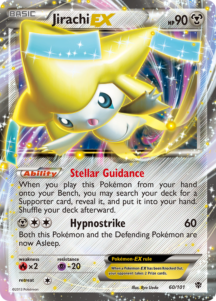 Jirachi EX (60/101) [Black & White: Plasma Blast] | Good Games Cannington