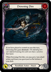 Drowning Dire (Red) [EVR110] (Everfest)  1st Edition Rainbow Foil | Good Games Cannington