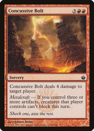 Concussive Bolt [Mirrodin Besieged] | Good Games Cannington