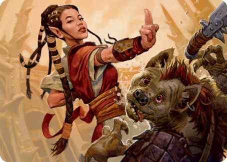 Half-Elf Monk Art Card [Dungeons & Dragons: Adventures in the Forgotten Realms Art Series] | Good Games Cannington
