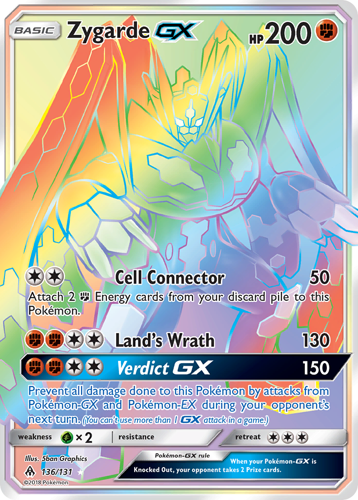 Zygarde GX (136/131) [Sun & Moon: Forbidden Light] | Good Games Cannington