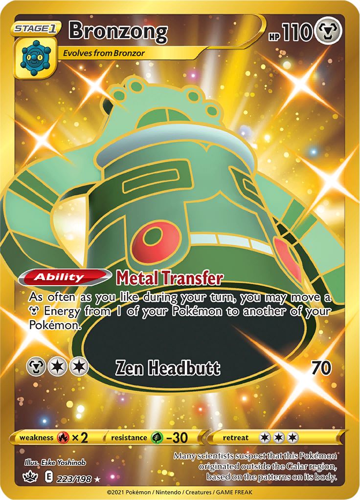 Bronzong (223/198) [Sword & Shield: Chilling Reign] | Good Games Cannington