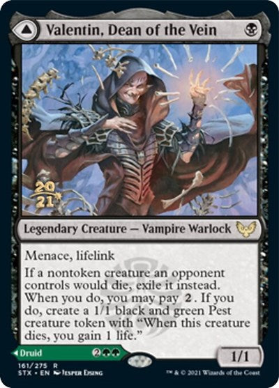 Valentin, Dean of the Vein // Lisette, Dean of the Root [Strixhaven: School of Mages Prerelease Promos] | Good Games Cannington