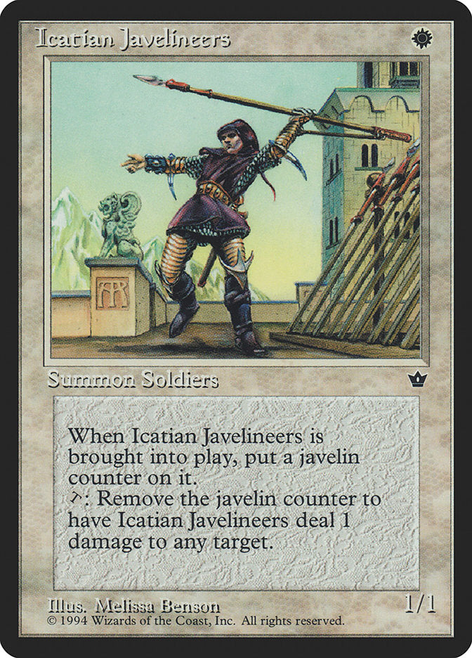 Icatian Javelineers (Melissa A. Benson) [Fallen Empires] | Good Games Cannington