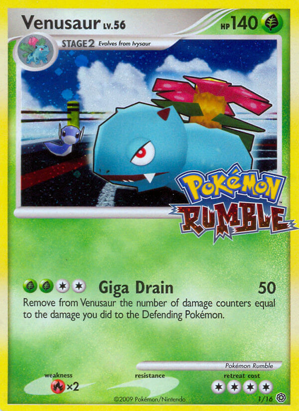 Venusaur (1/16) [Pokémon Rumble] | Good Games Cannington