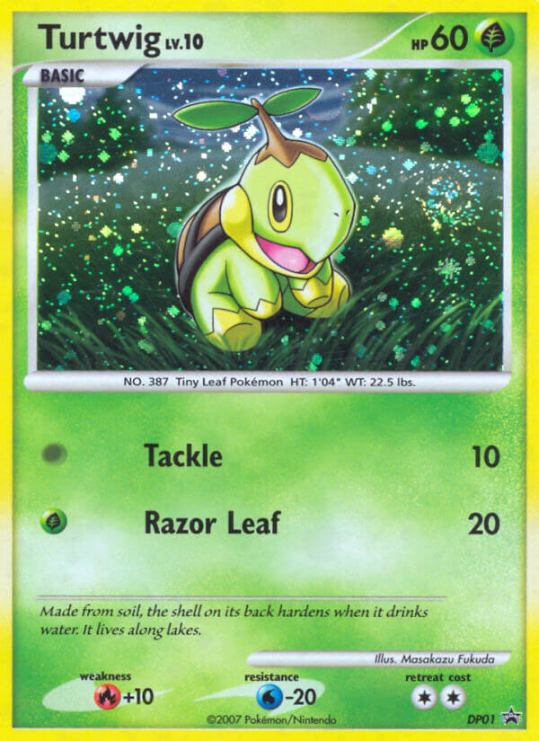 Turtwig (DP01) [Diamond & Pearl: Black Star Promos] | Good Games Cannington