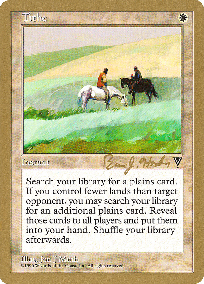 Tithe (Brian Hacker) [World Championship Decks 1998] | Good Games Cannington
