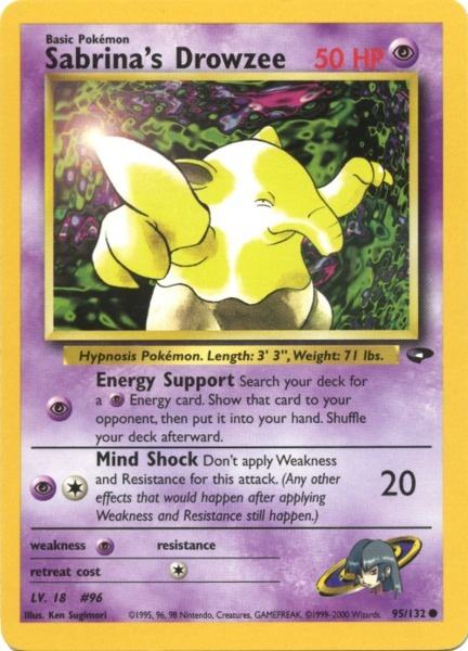 Sabrina's Drowzee (95/132) [Gym Challenge Unlimited] | Good Games Cannington