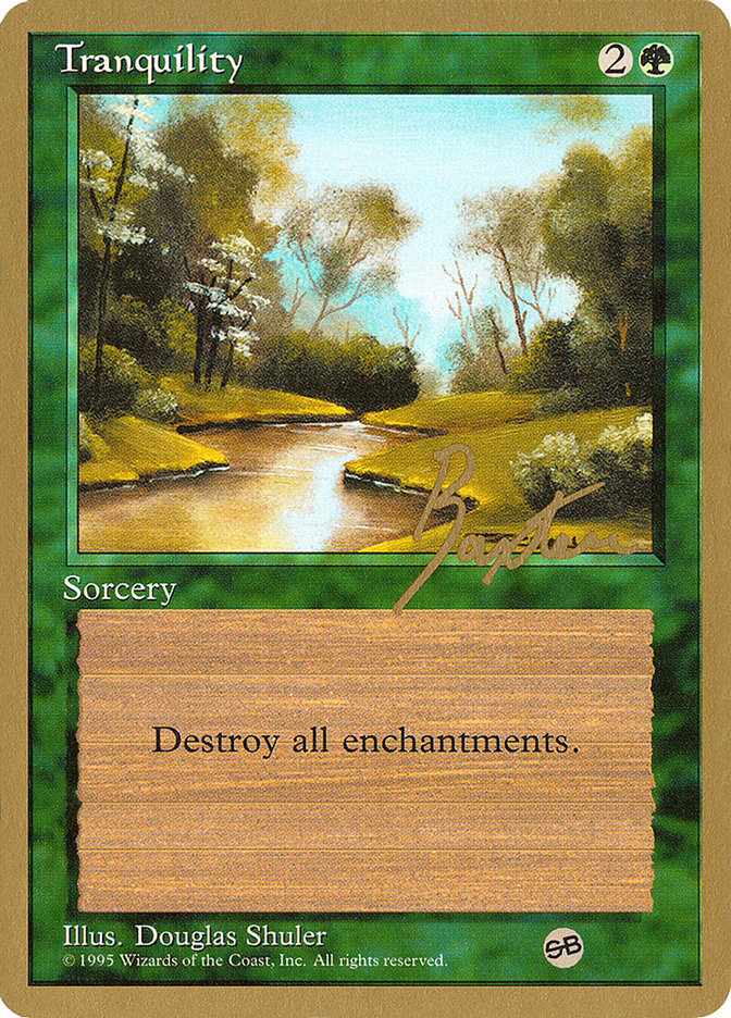 Tranquility (George Baxter) (SB) [Pro Tour Collector Set] | Good Games Cannington