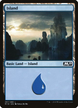 Island (267) [Core Set 2019] | Good Games Cannington