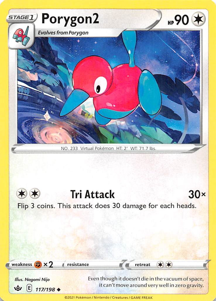 Porygon2 (117/198) [Sword & Shield: Chilling Reign] | Good Games Cannington